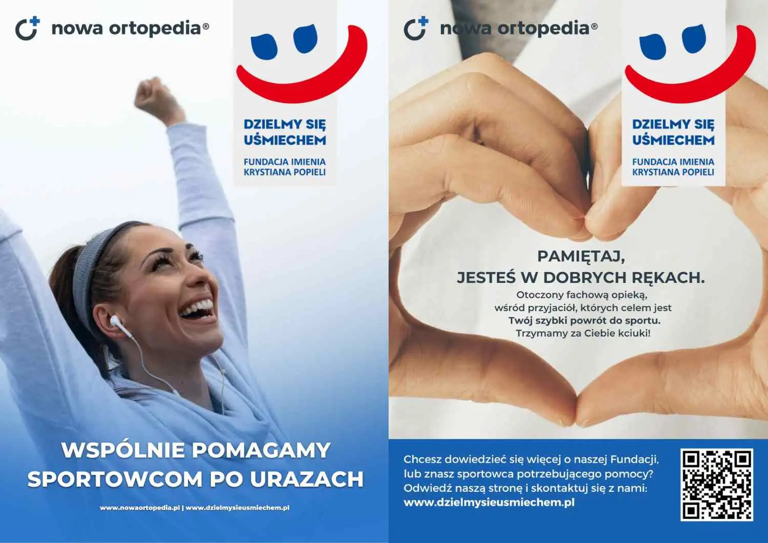  NowaOrtopedia podjęła współpracę partnerską z Fundacją Dzielmy Się Uśmiechem!