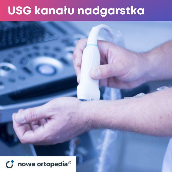 USG kanału nadgarstka - diagnostyka cieśni